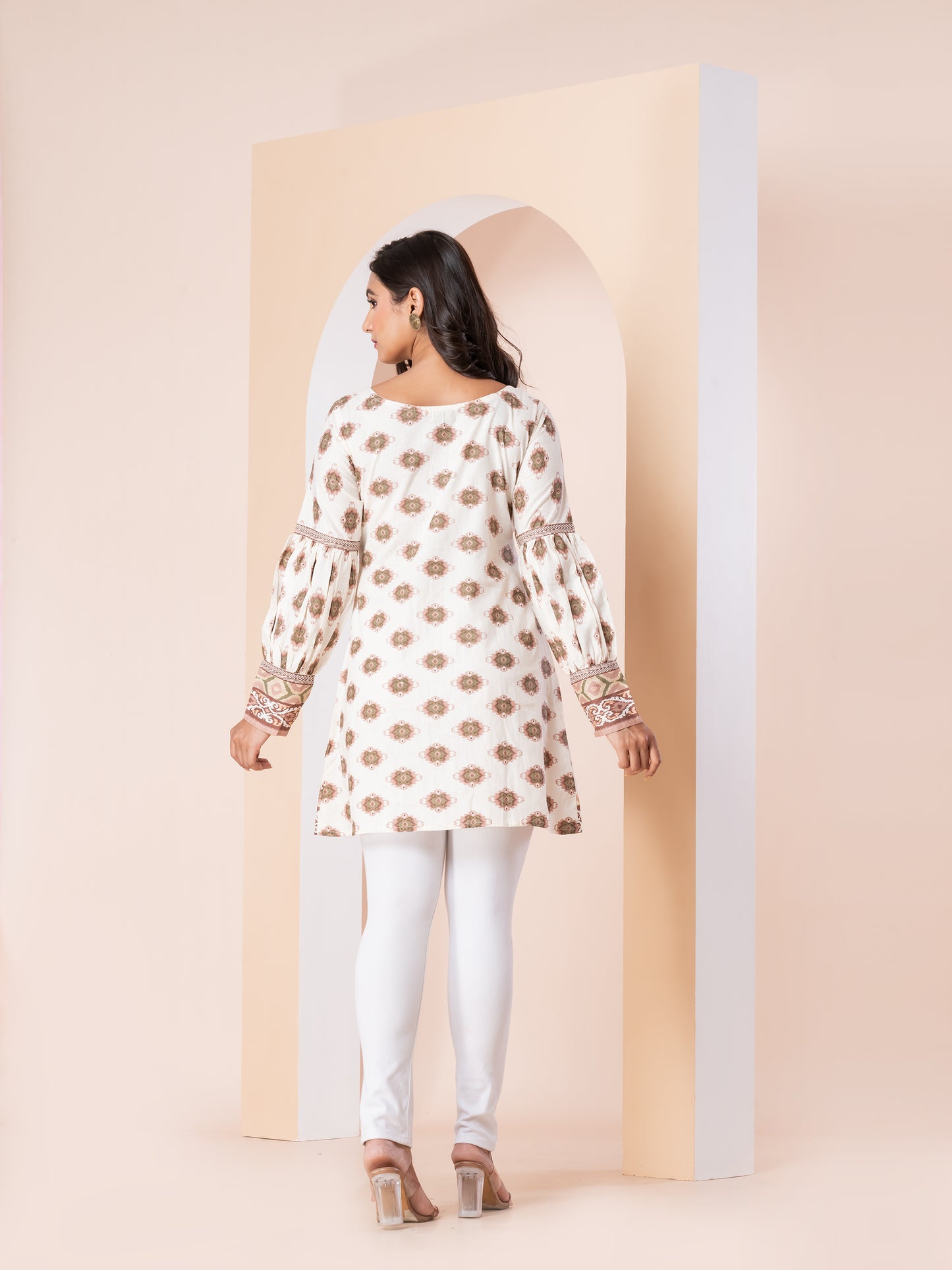 Kite Styles Cotton Short Kurti Floral print