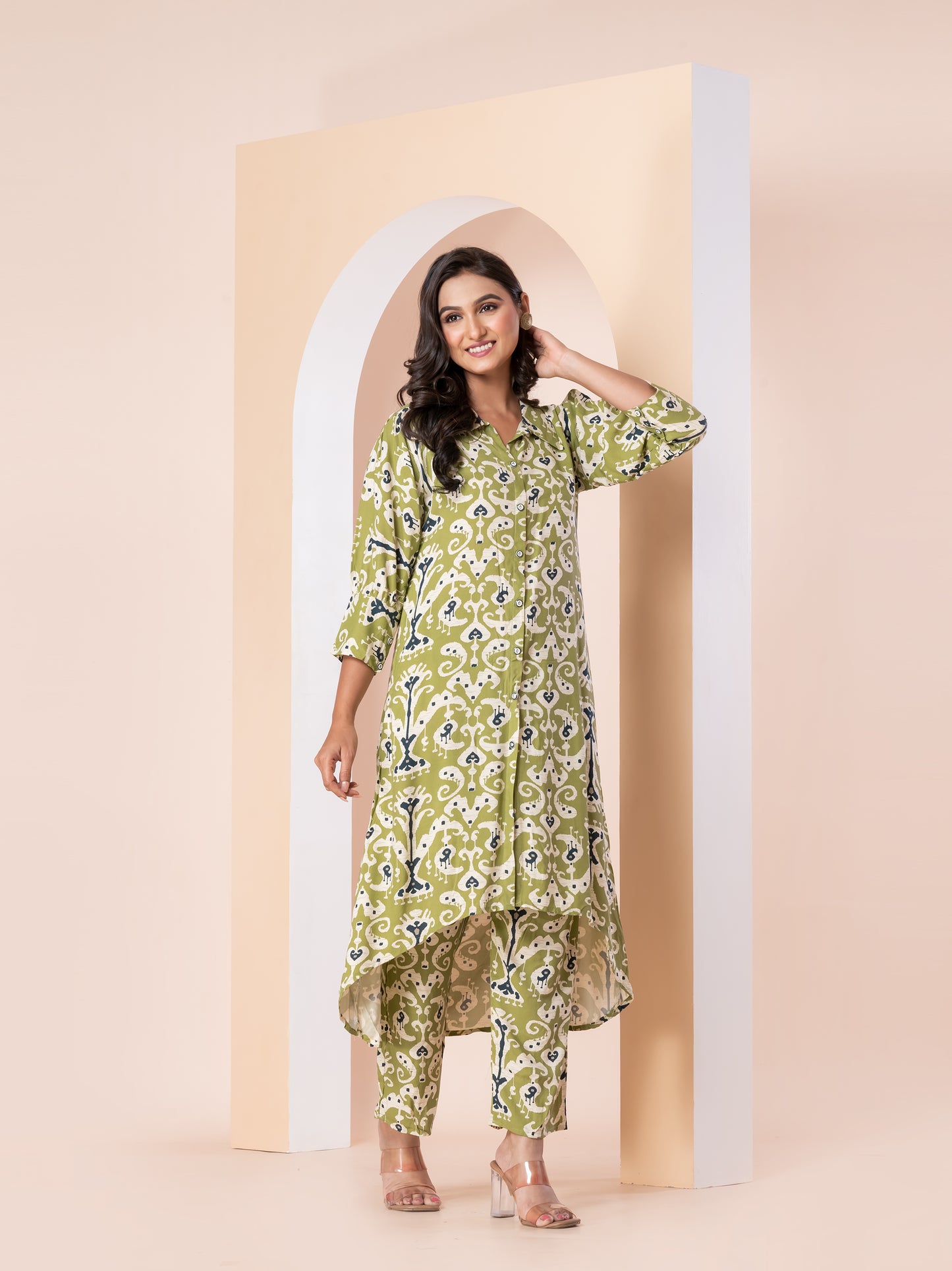 Kite Styles Printed Rayon Co-ord Set