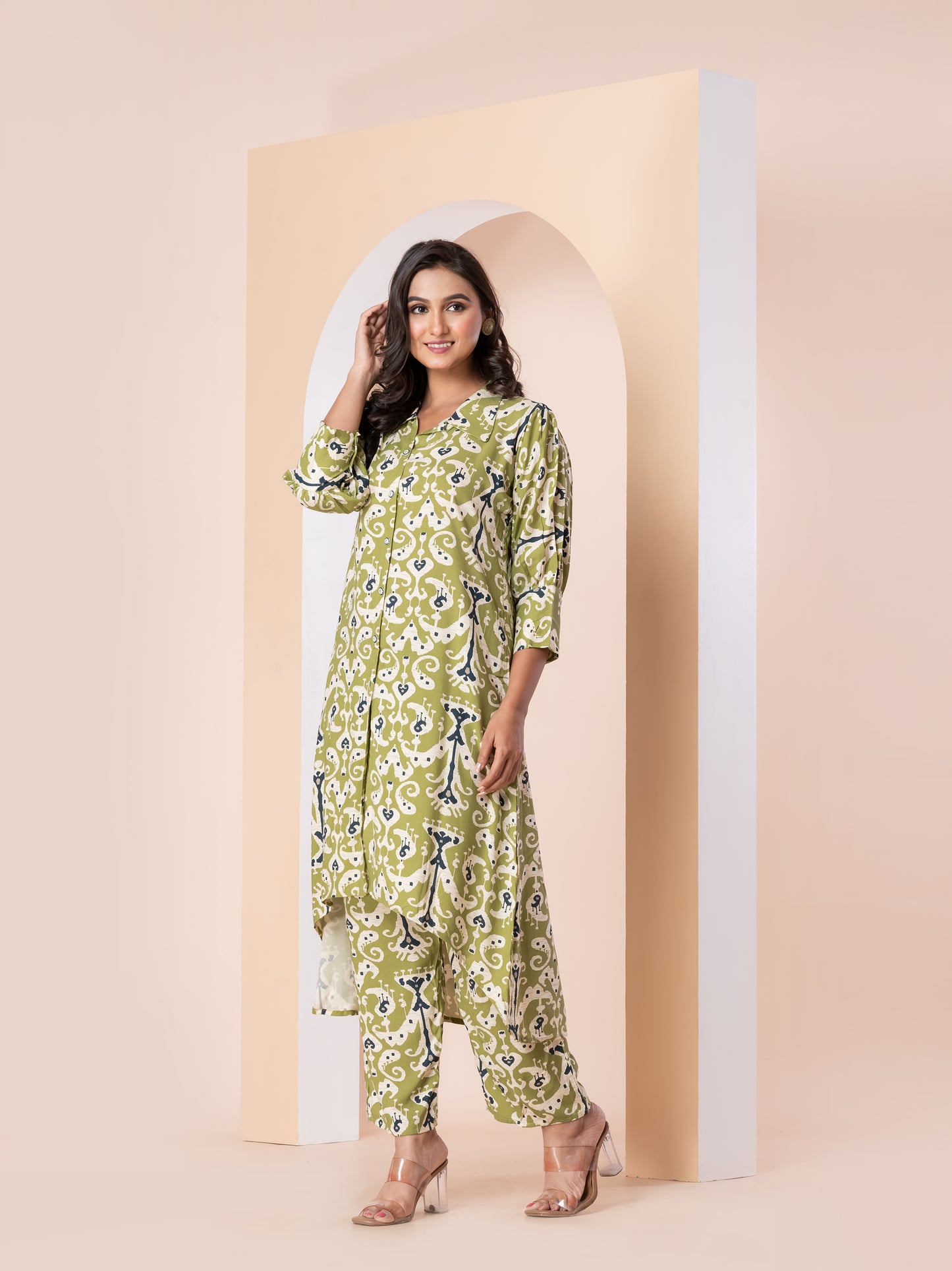 Kite Styles Printed Rayon Co-ord Set