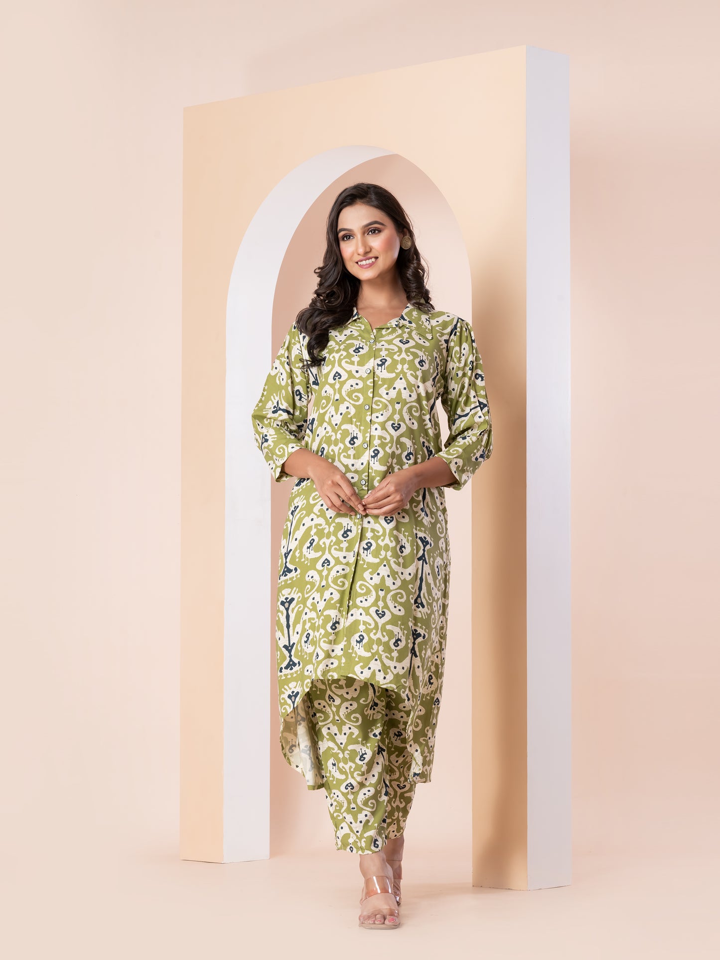 Kite Styles Printed Rayon Co-ord Set