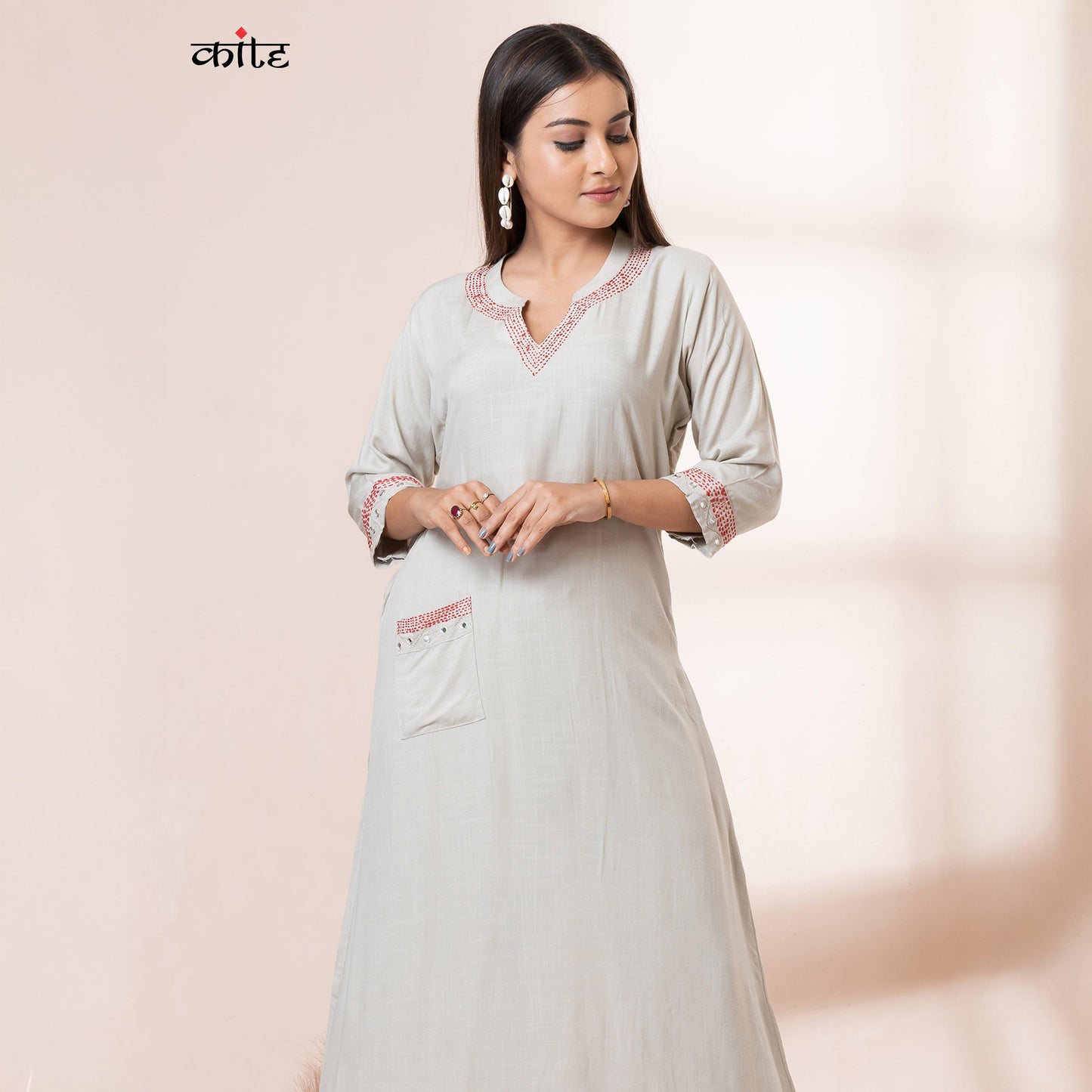 Rayon Anchor Stitch Two Piece Set