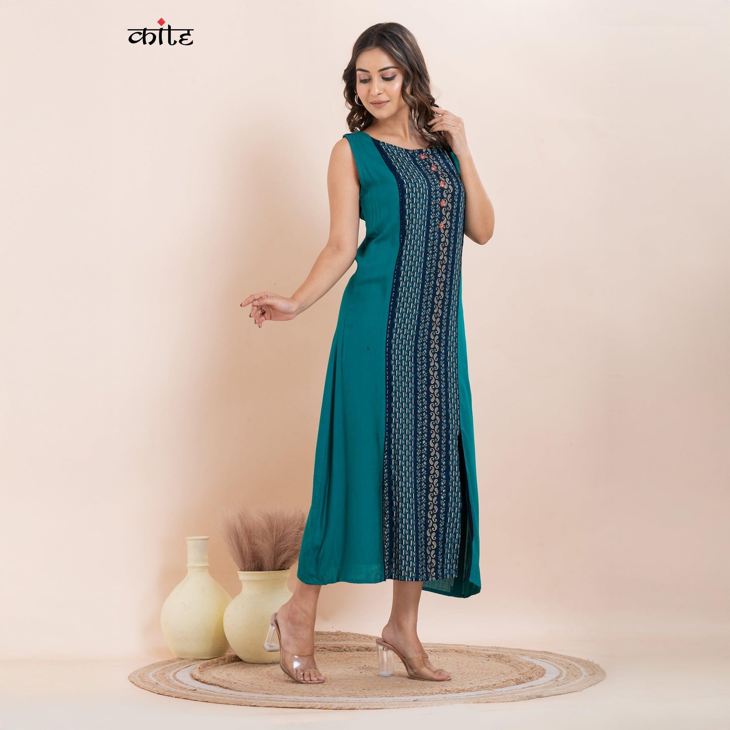Kite Styles Rayon Long Kurti