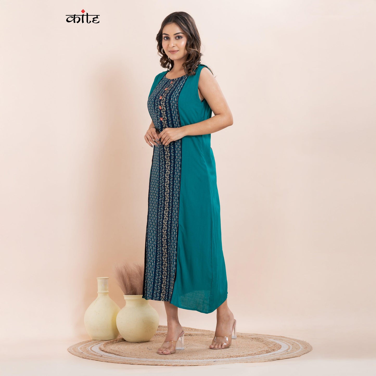 Kite Styles Rayon Long Kurti