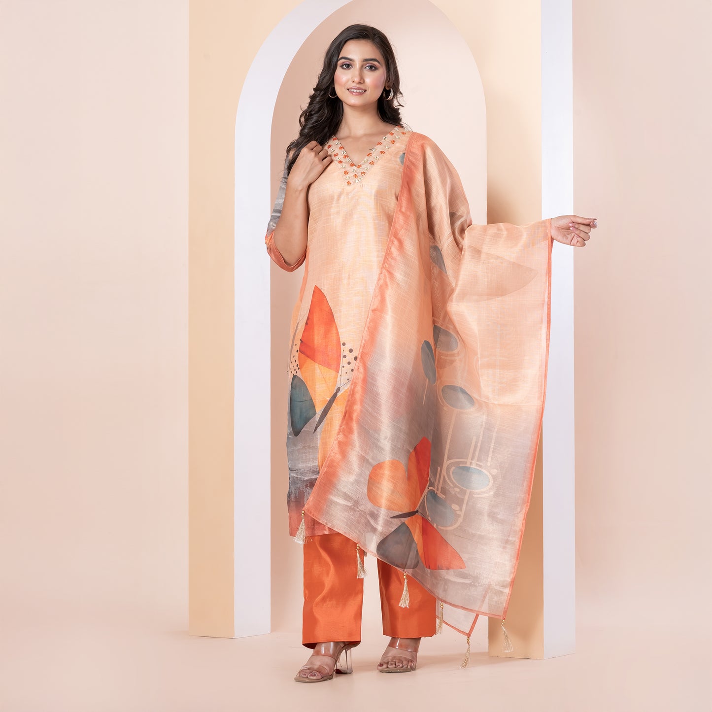 Kite Styles Printed Kurti with Dupatta