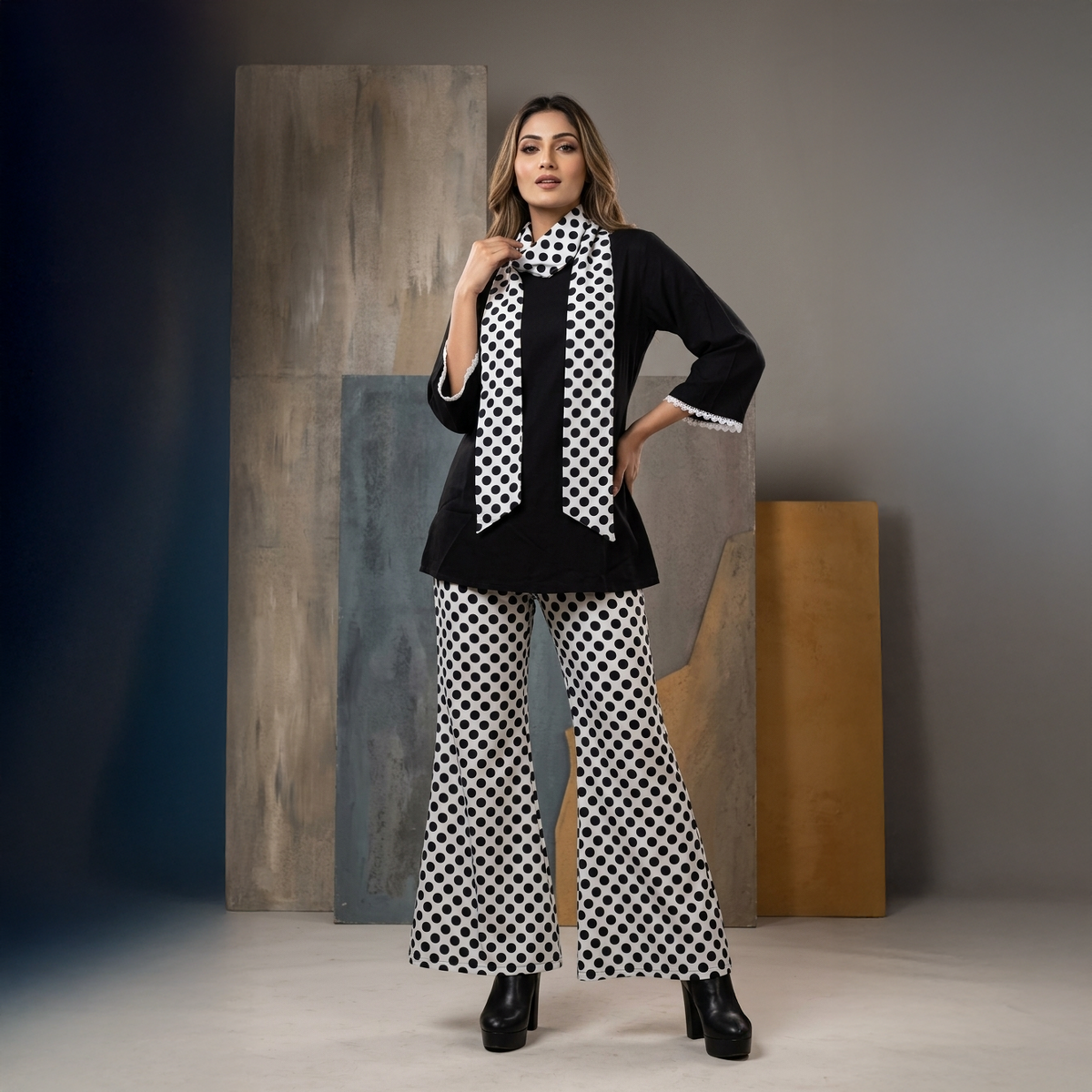 Retro Scarf set