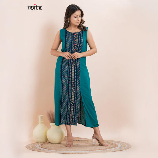 Kite Styles Rayon Long Kurti