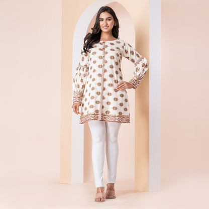 Kite Styles Cotton Short Kurti Floral print
