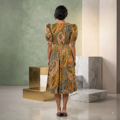 Ghoti Hatha Paisley Midi Dress