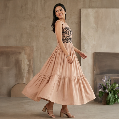 Arri Tiered Maxi Gown