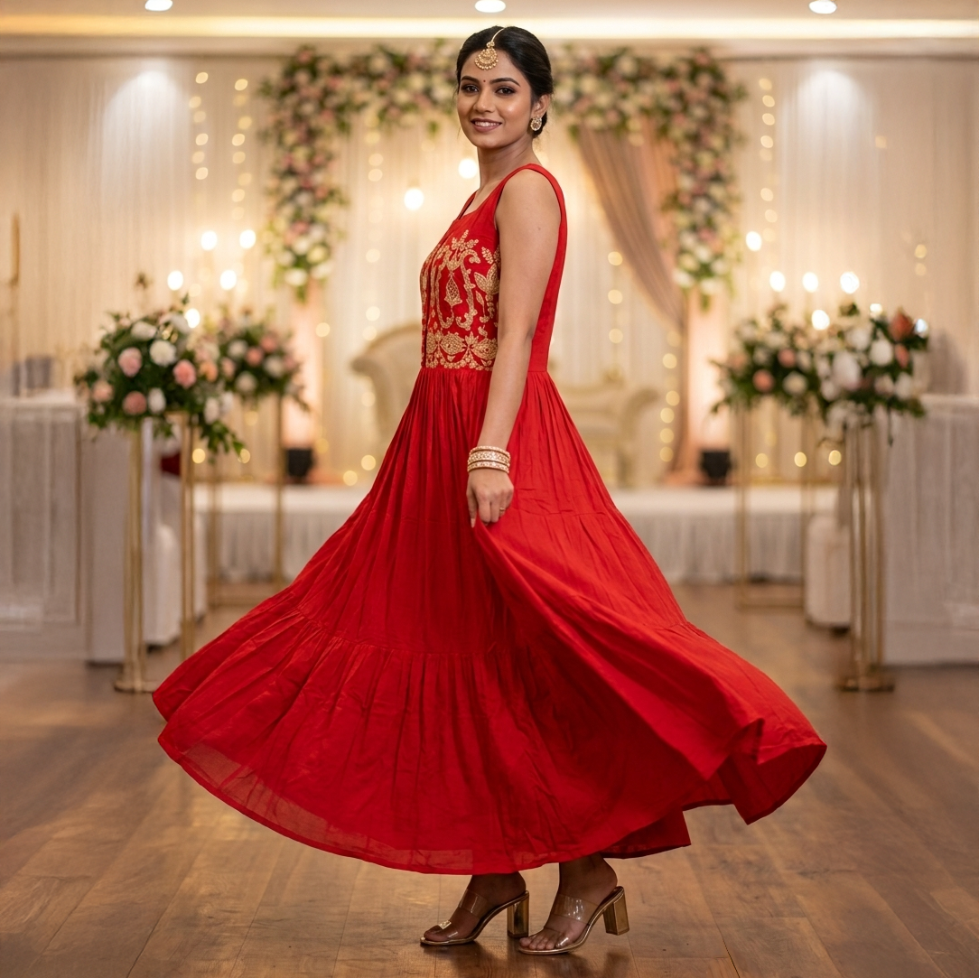 Arri Tiered Maxi Gown