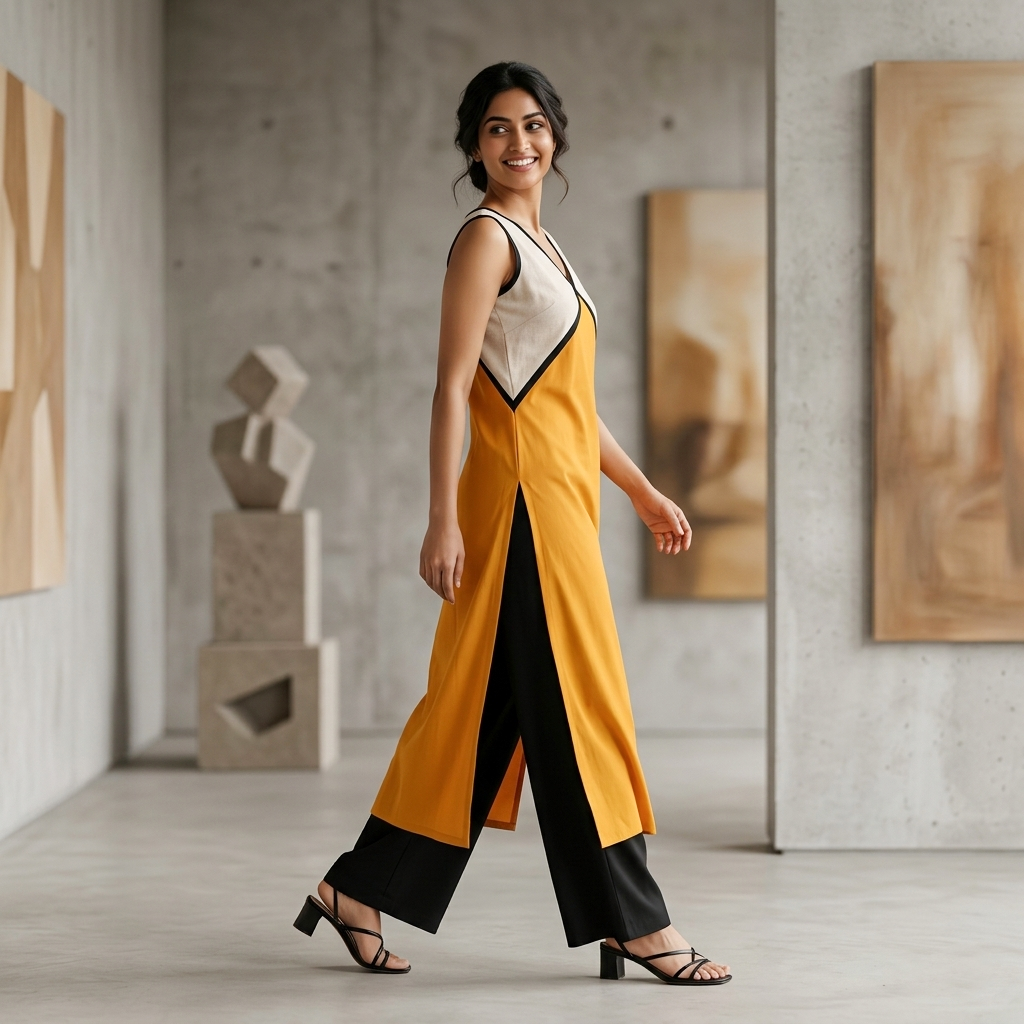 Marigold Horizon Kurta & Palazzo Set
